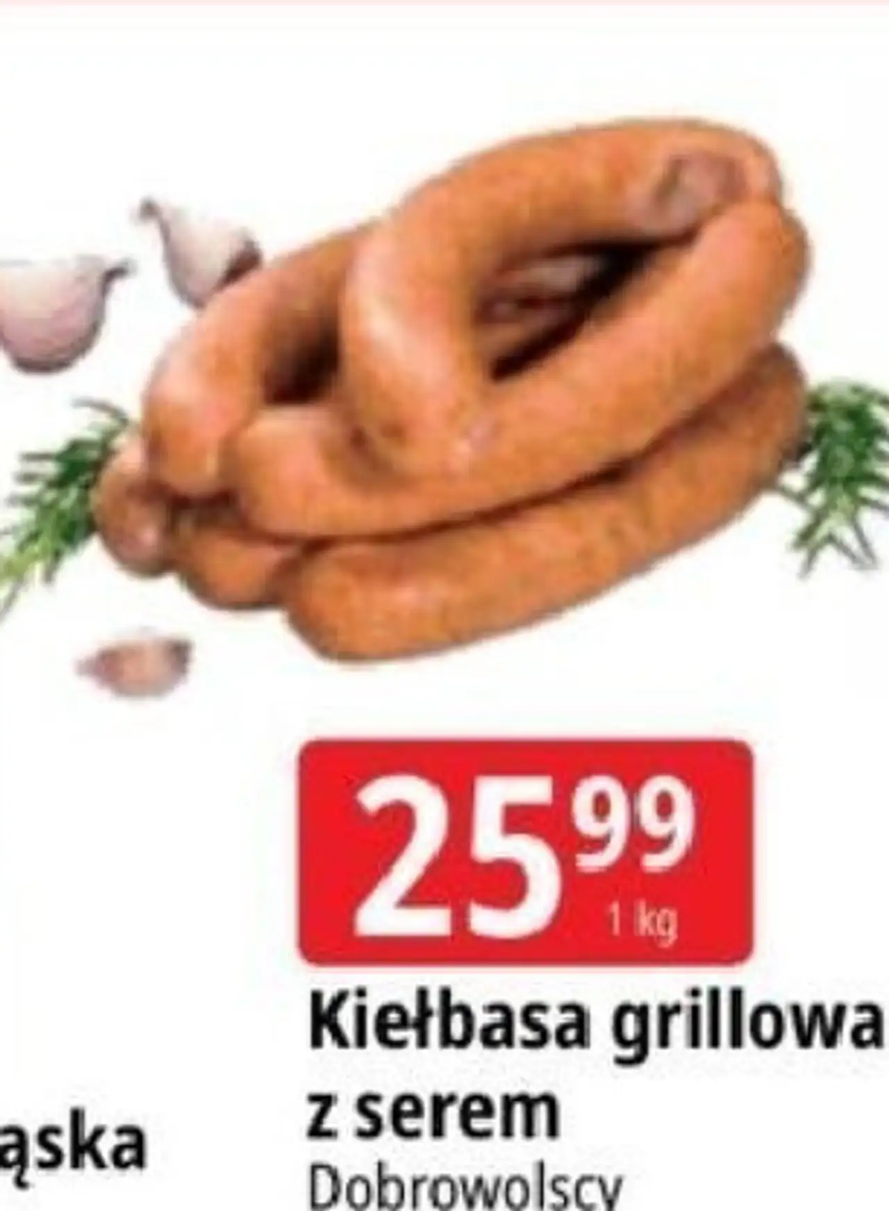 Kiełbasa grillowa z serem Dobrowolscy