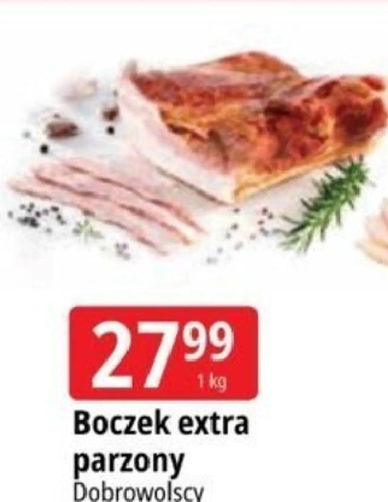 Boczek extra parzony Dobrowolscy