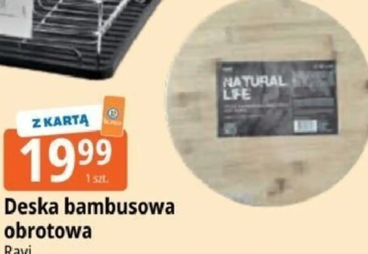 Deska bambusowa obrotowa Ravi