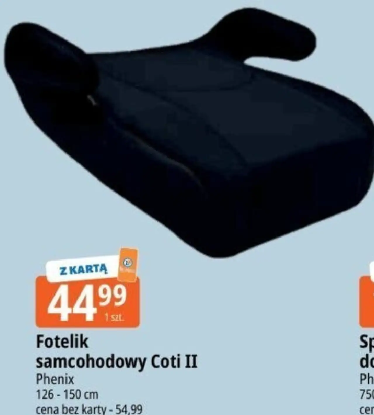 Fotelik samcohodowy Coti II Phenix