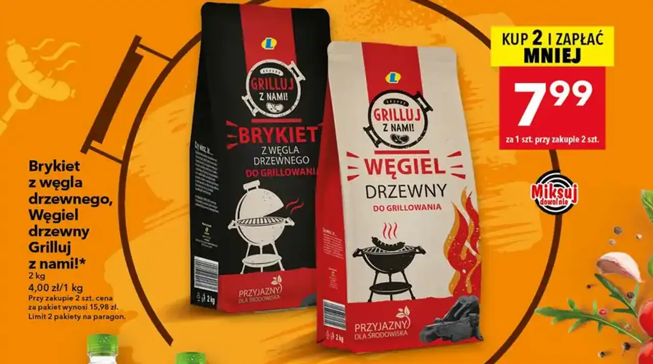 Brykiet z węgla drzewnego, Węgiel drzewny Grilluj z nami!