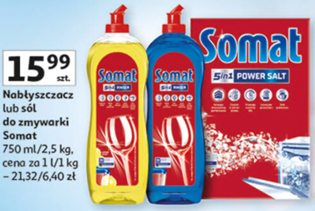 Nabłyszczacz lub sól do zmywarki Somat
