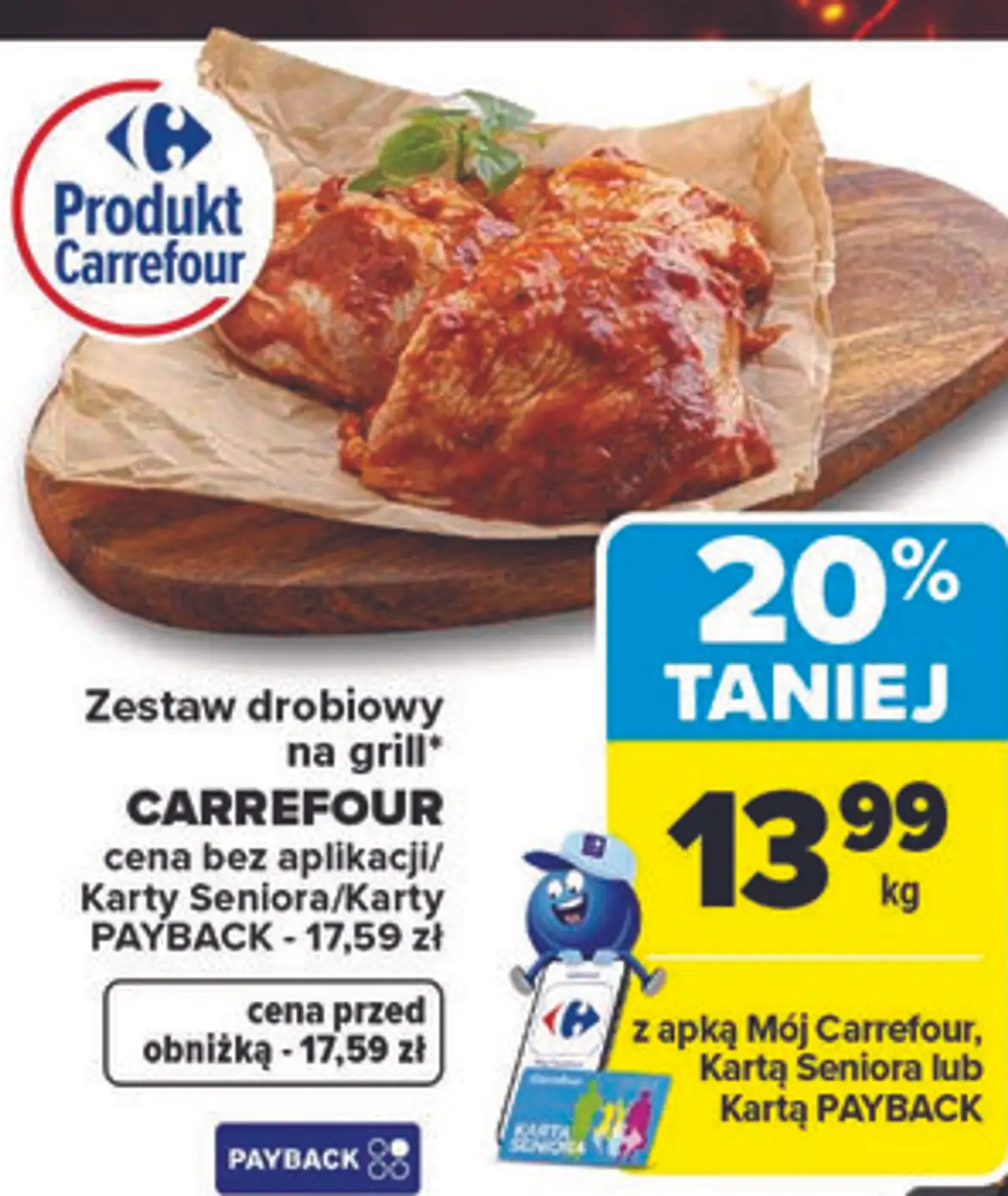 Zestaw drobiowy na grill* CARREFOUR