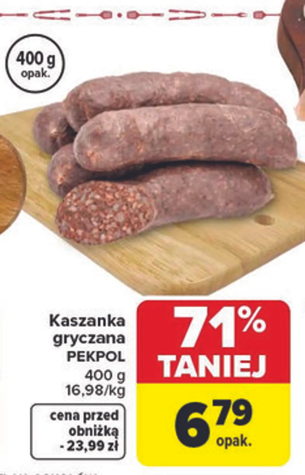 Kaszanka gryczana PEKPOL 400 g