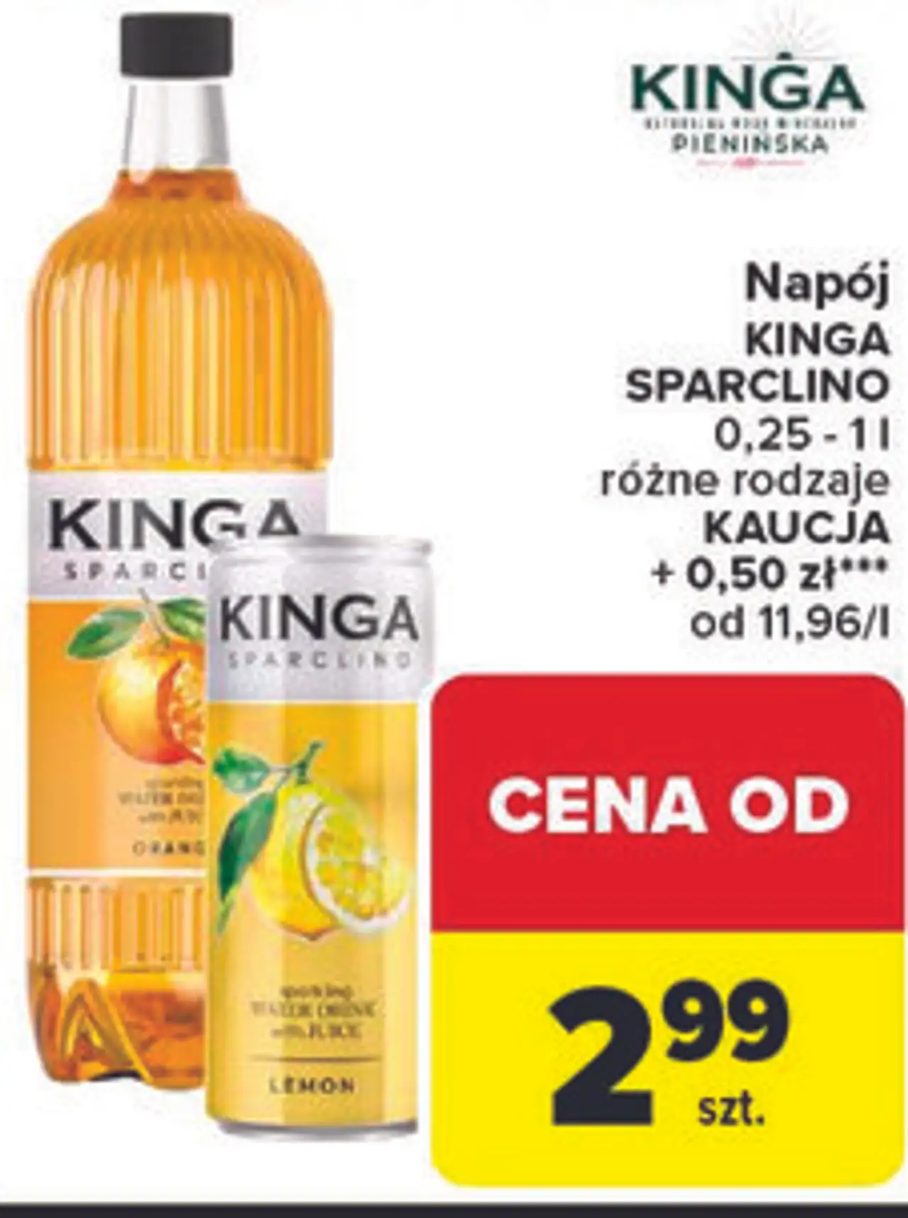 Napój 0,25 - 1 l