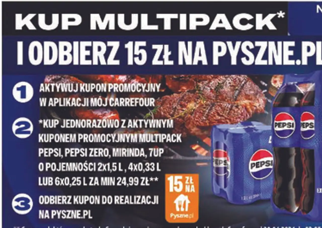 Multipack Pepsi, Pepsi Zero, Mirinda, 7UP