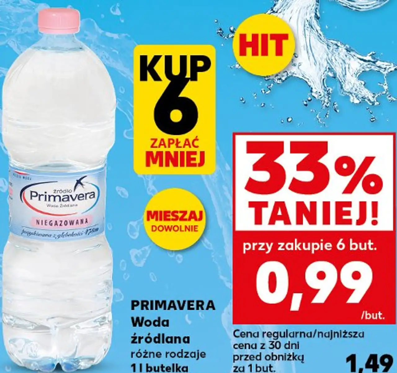 PRIMAVERA Woda źródlana