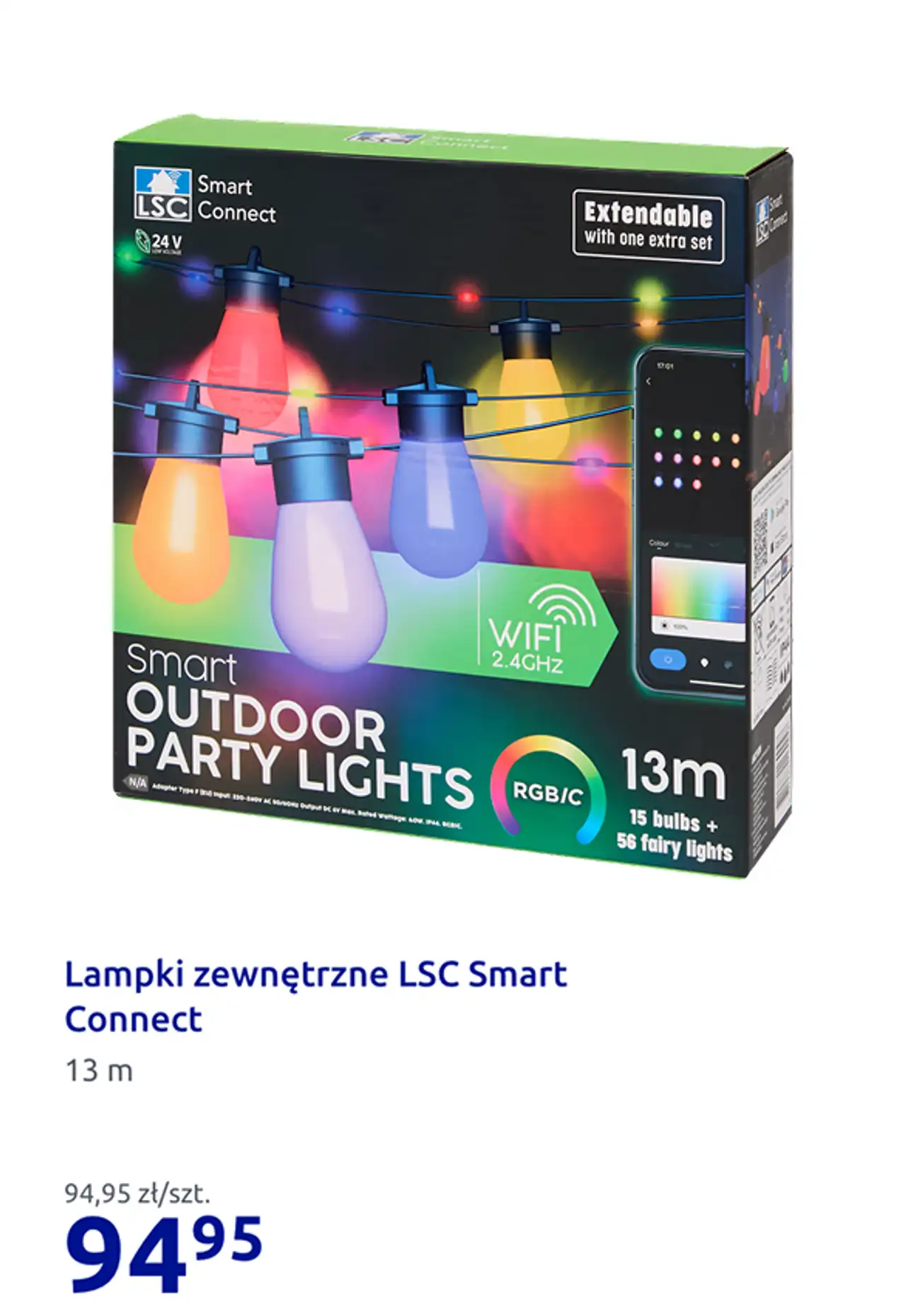 Lampki zewnętrzne LSC Smart Connect