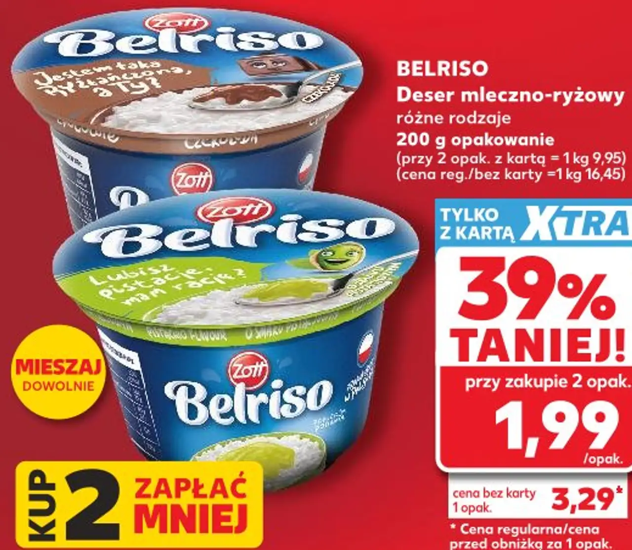 BELRISO Deser mleczno-ryżowy