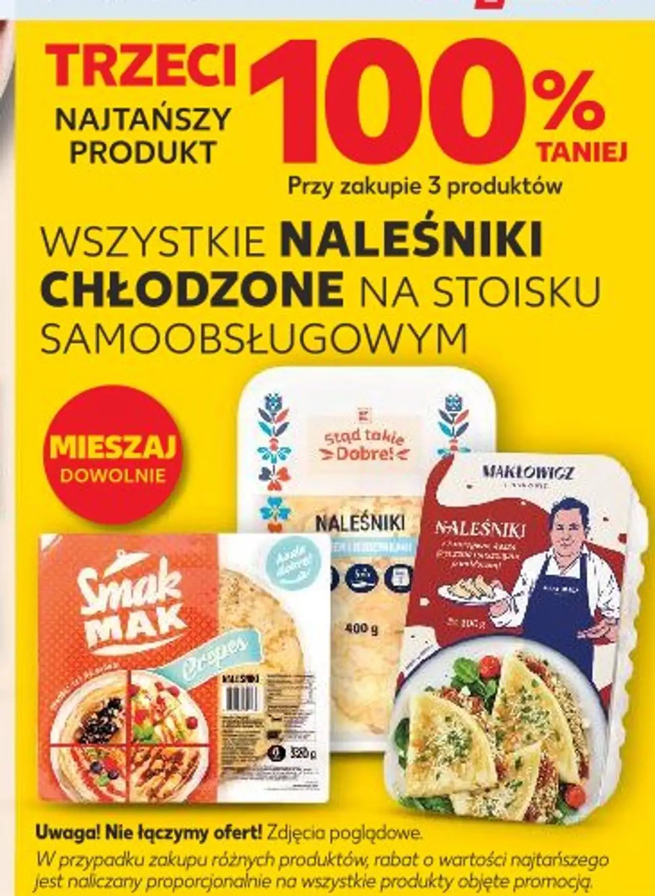 WSZYSTKIE NALEŚNIKI CHŁODZONE NA STOISKU SAMOOBSŁUGOWYM