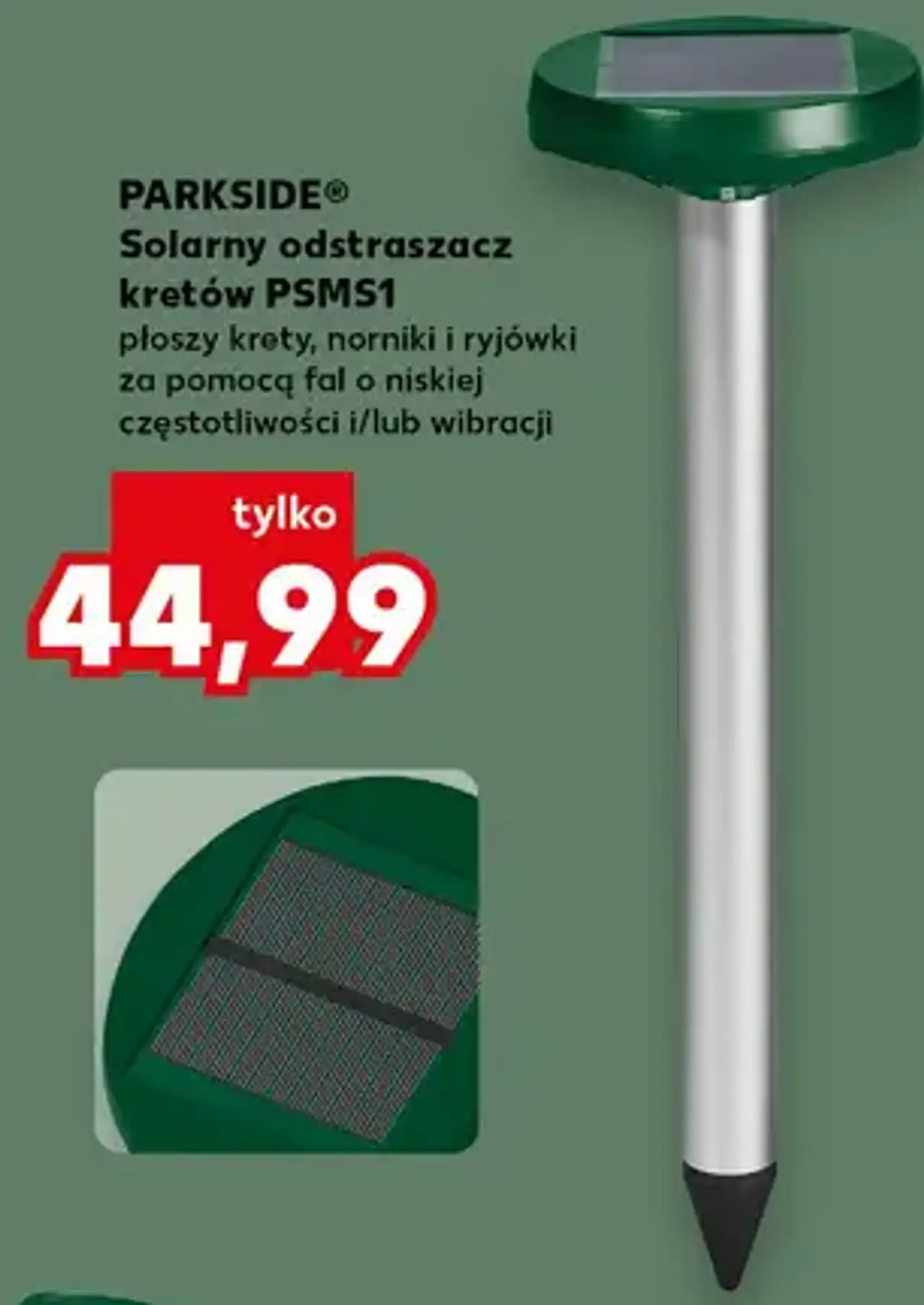 Solarny odstraszacz kretów PSMS1 PARKSIDE