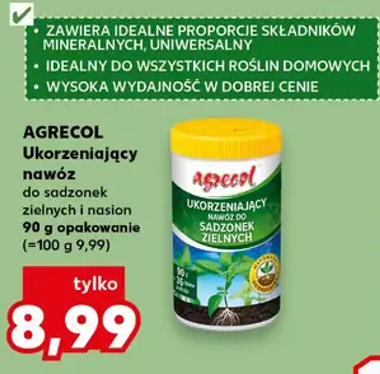 AGRECOL Ukorzeniający nawóz