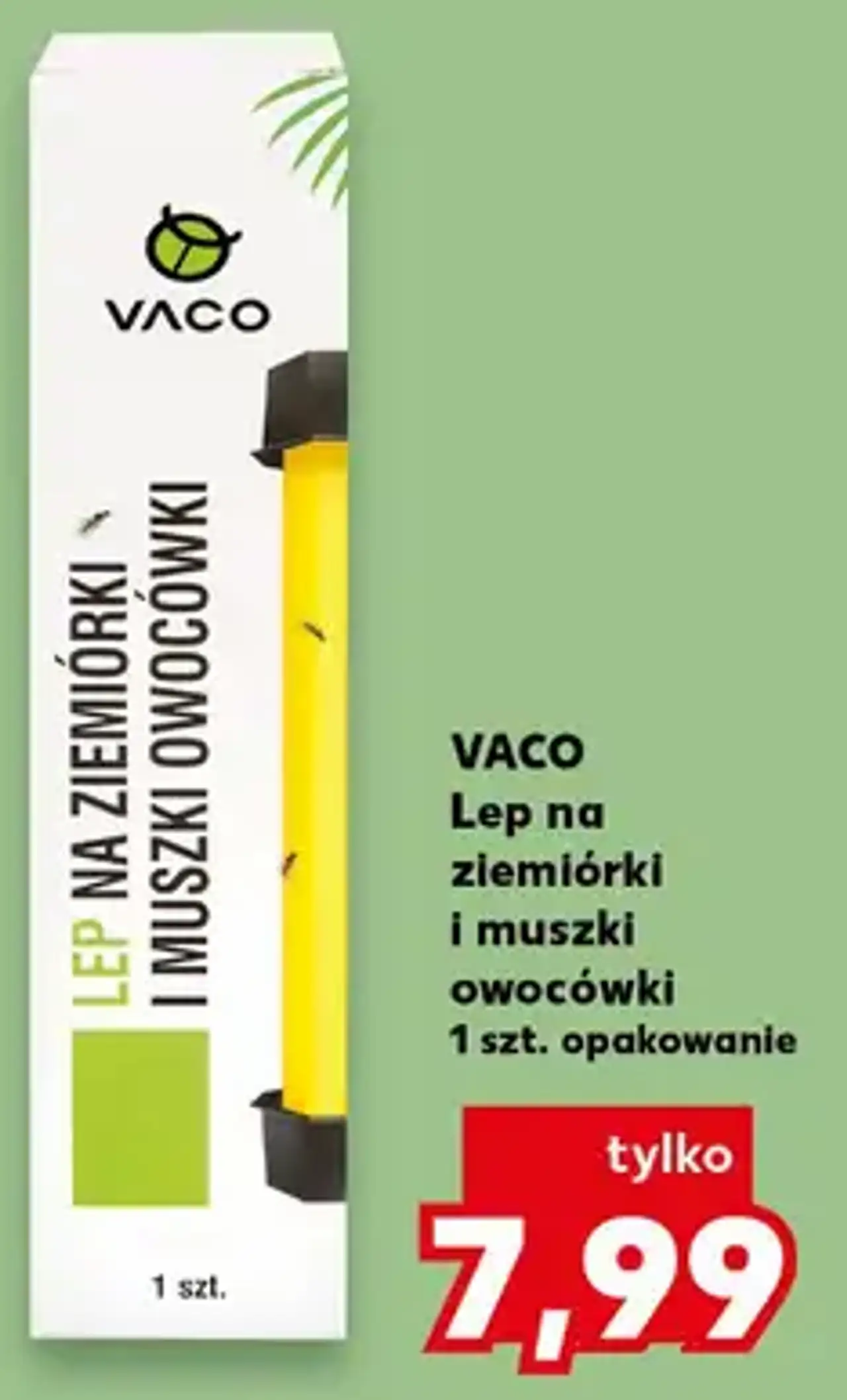 VACO Lep na ziemiórki i muszki owocówki 1 szt. opakowanie
