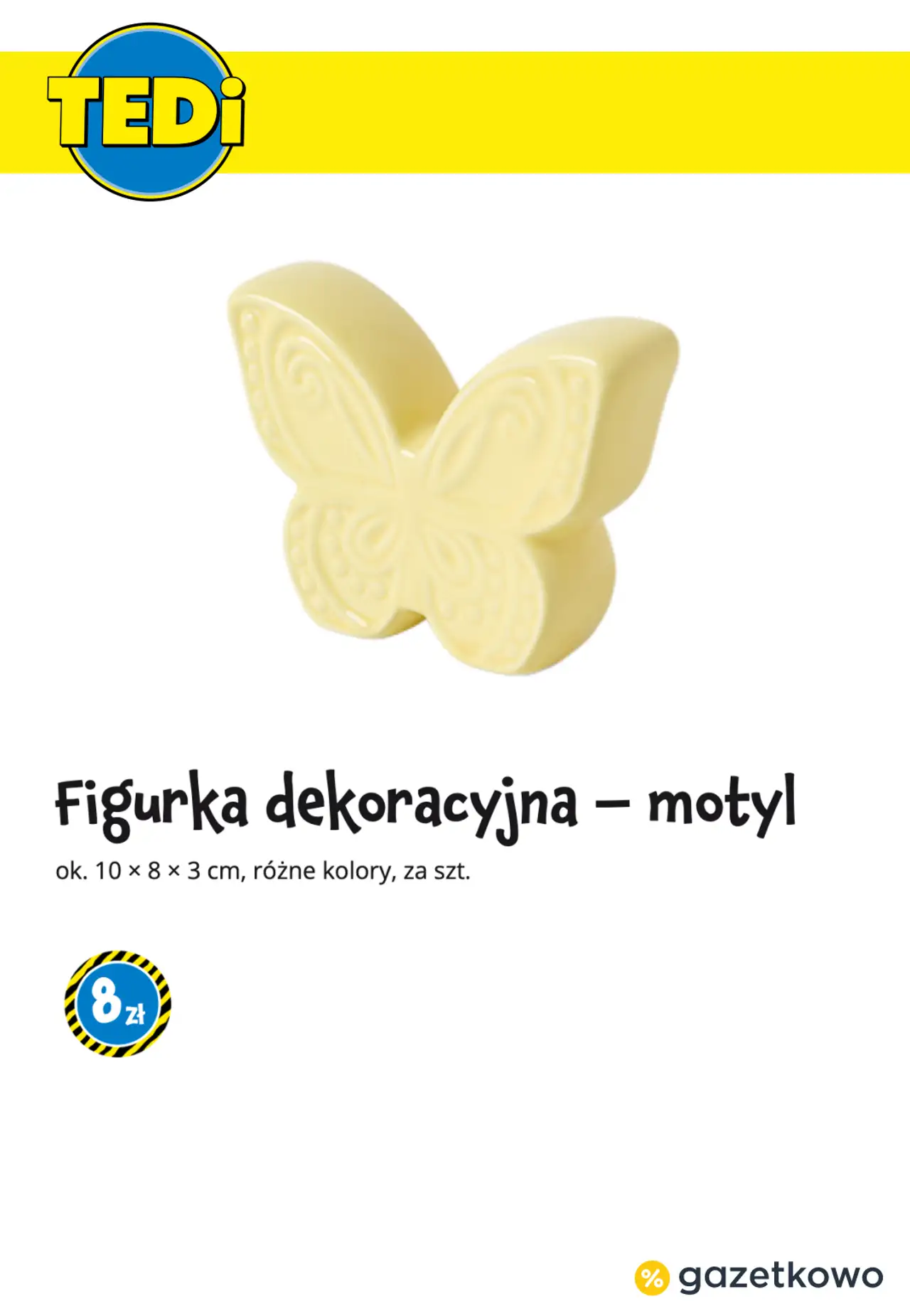 Figurka dekoracyjna - motyl