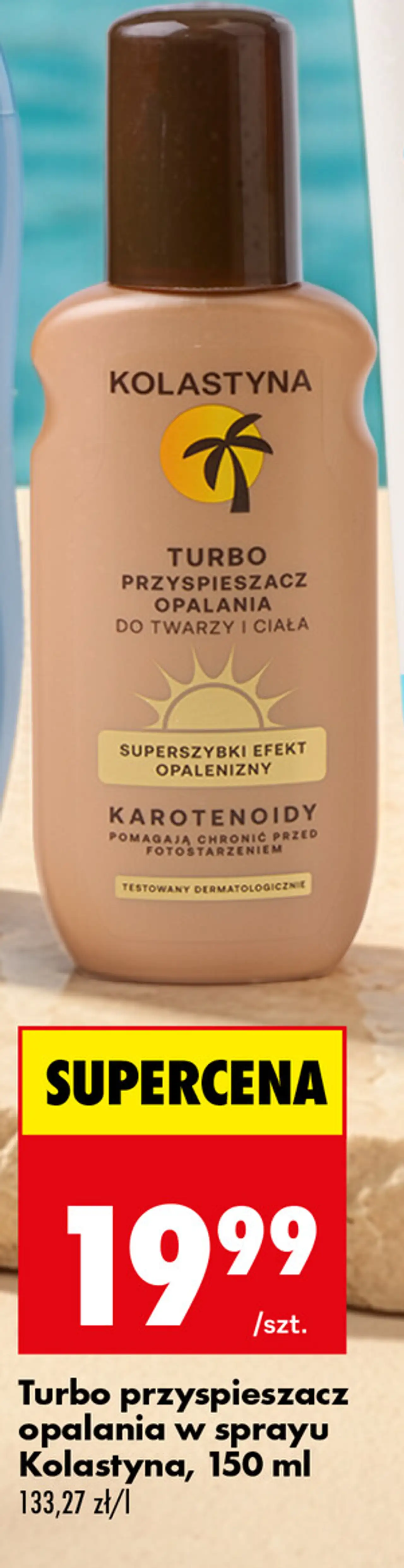 Turbo przyspieszacz opalania w sprayu Kolastyna, 150 ml