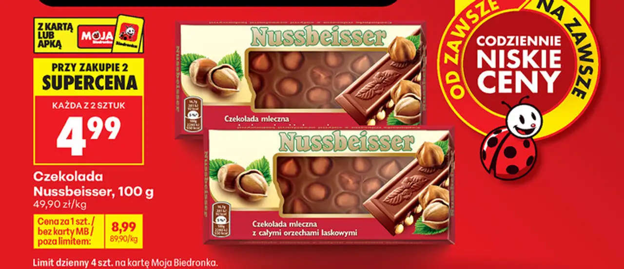 Czekolada Nussbeisser, 100 g