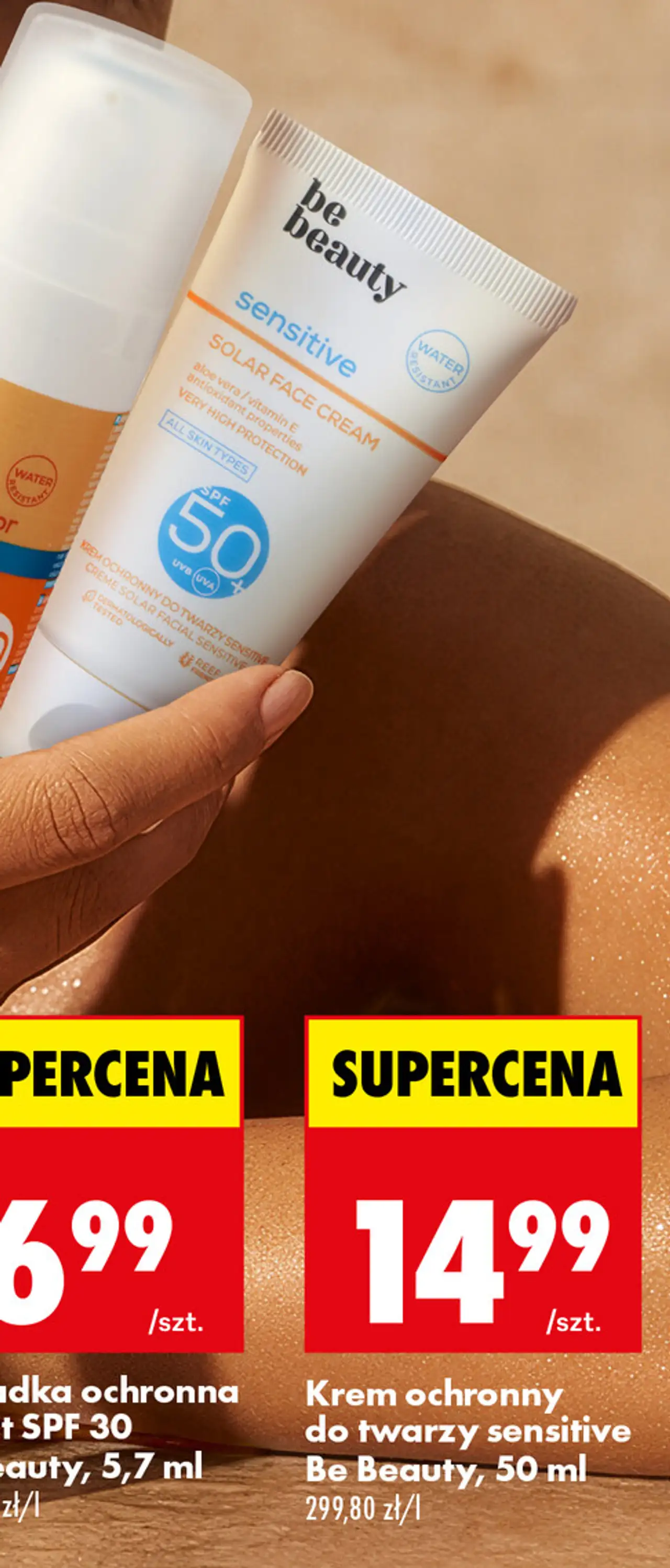 Krem ochronny do twarzy sensitive Be Beauty, 50 ml