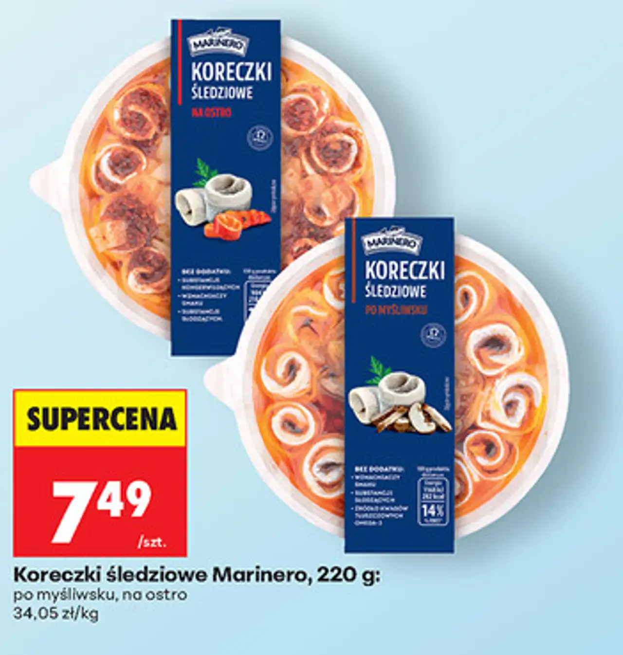 Koreczki śledziowe Marinero, 220 g: