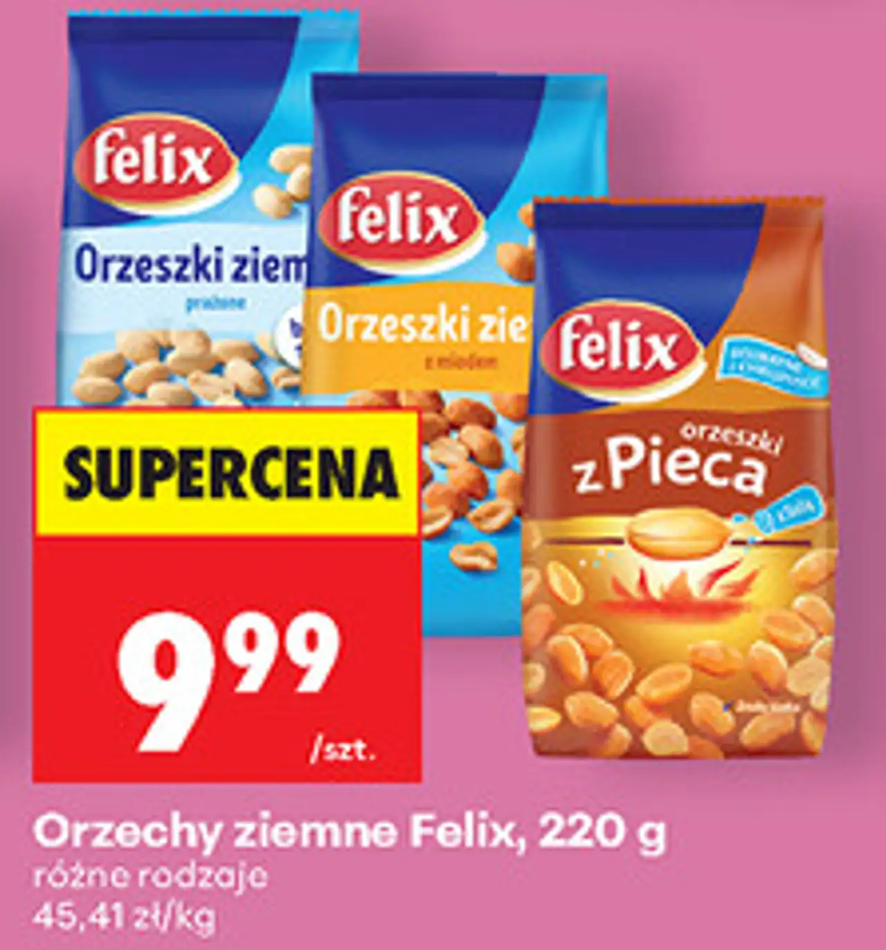 Orzechy ziemne Felix, 220 g