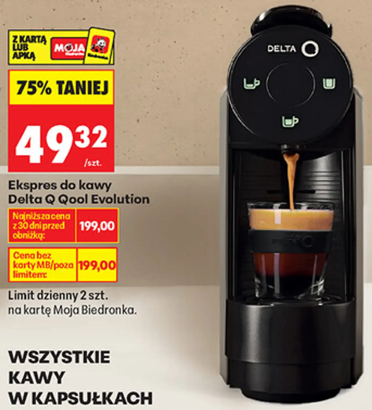 Ekspres do kawy Delta Q Qool Evolution