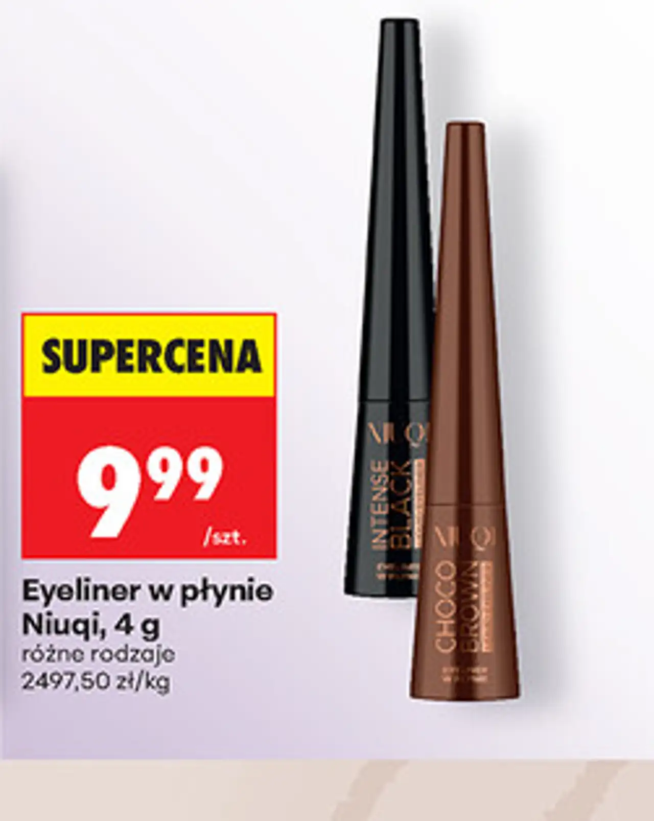 Eyeliner w płynie Niuqi, 4 g