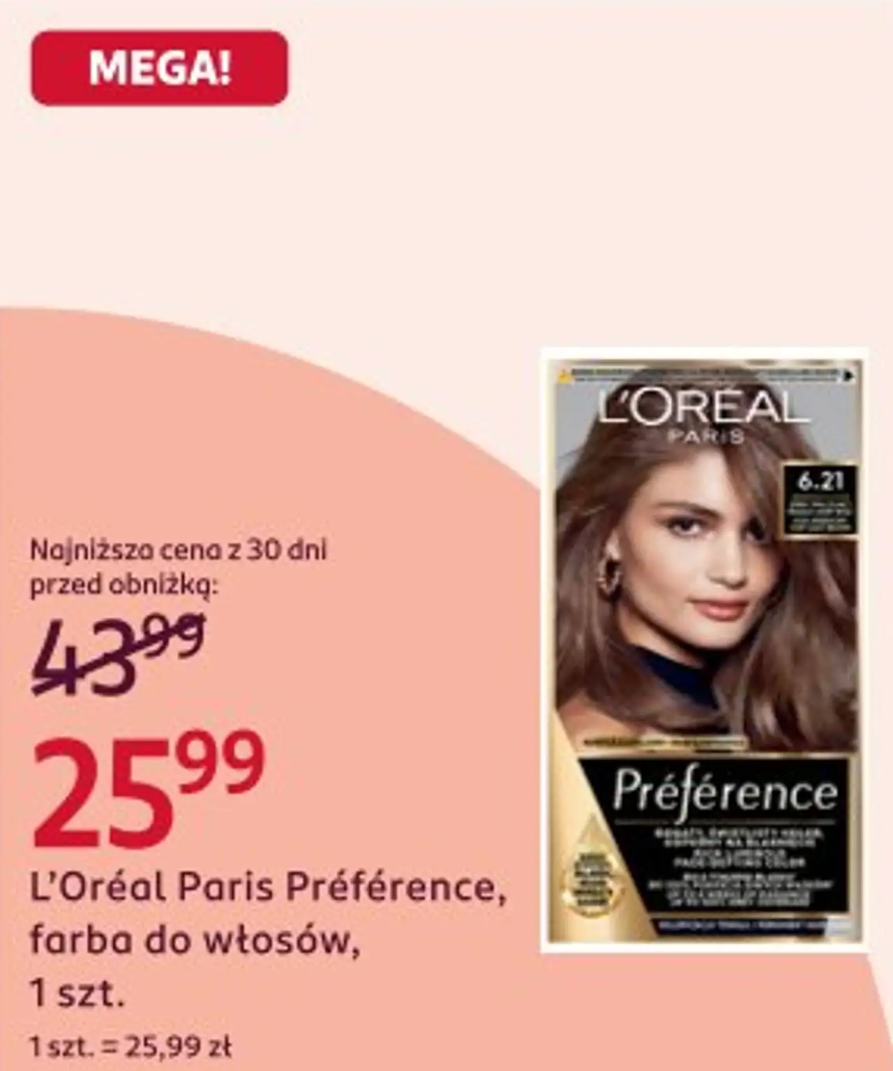 L'Oréal Paris Préférence, farba do włosów, 1 szt.