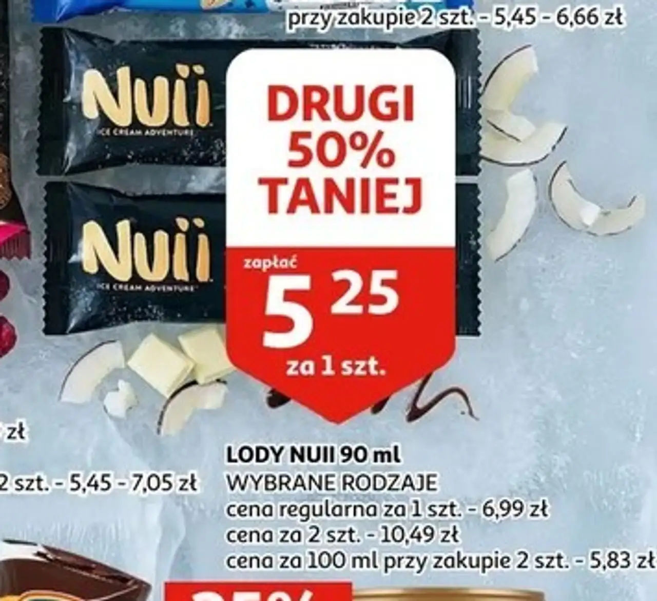 Lód coconut & indian mango Nuii