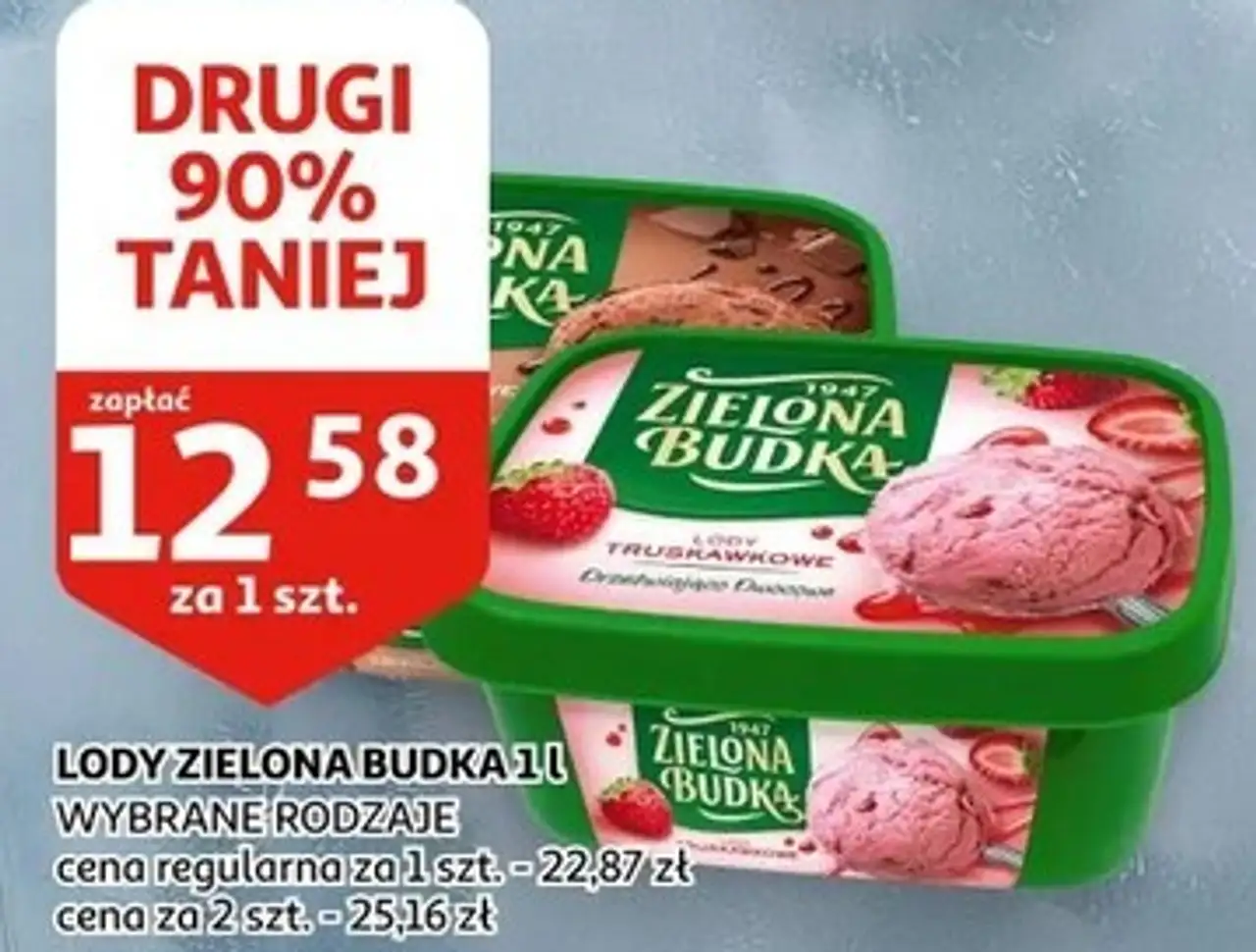 Lody czekoladowe z płatkami czekolady Zielona Budka