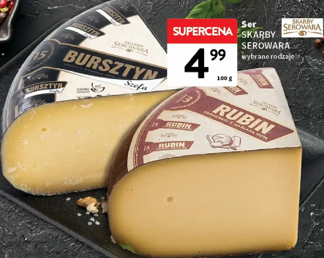 Ser SKARBY SEROWARA wybrane rodzaje