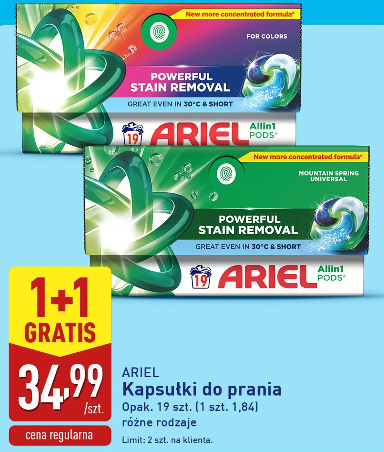 ARIEL Kapsułki do prania