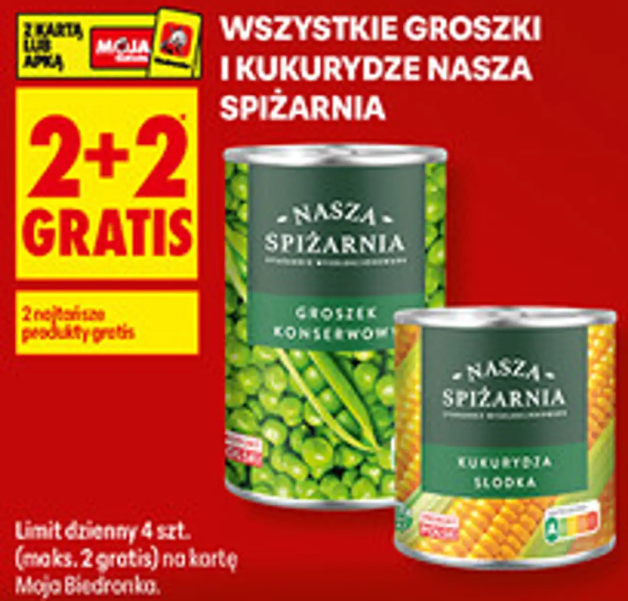 Wszystkie groszki i kukurydze nasza spiżarnia