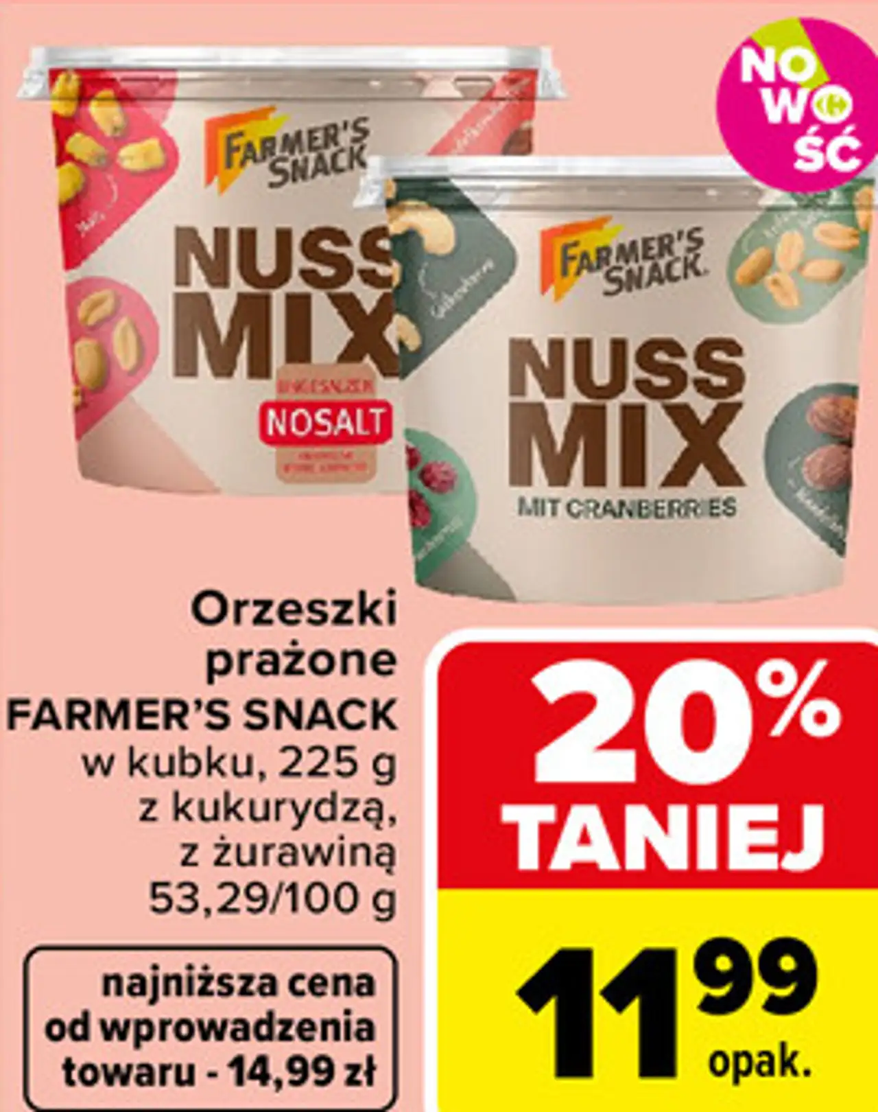 Orzeszki prażone FARMER'S SNACK