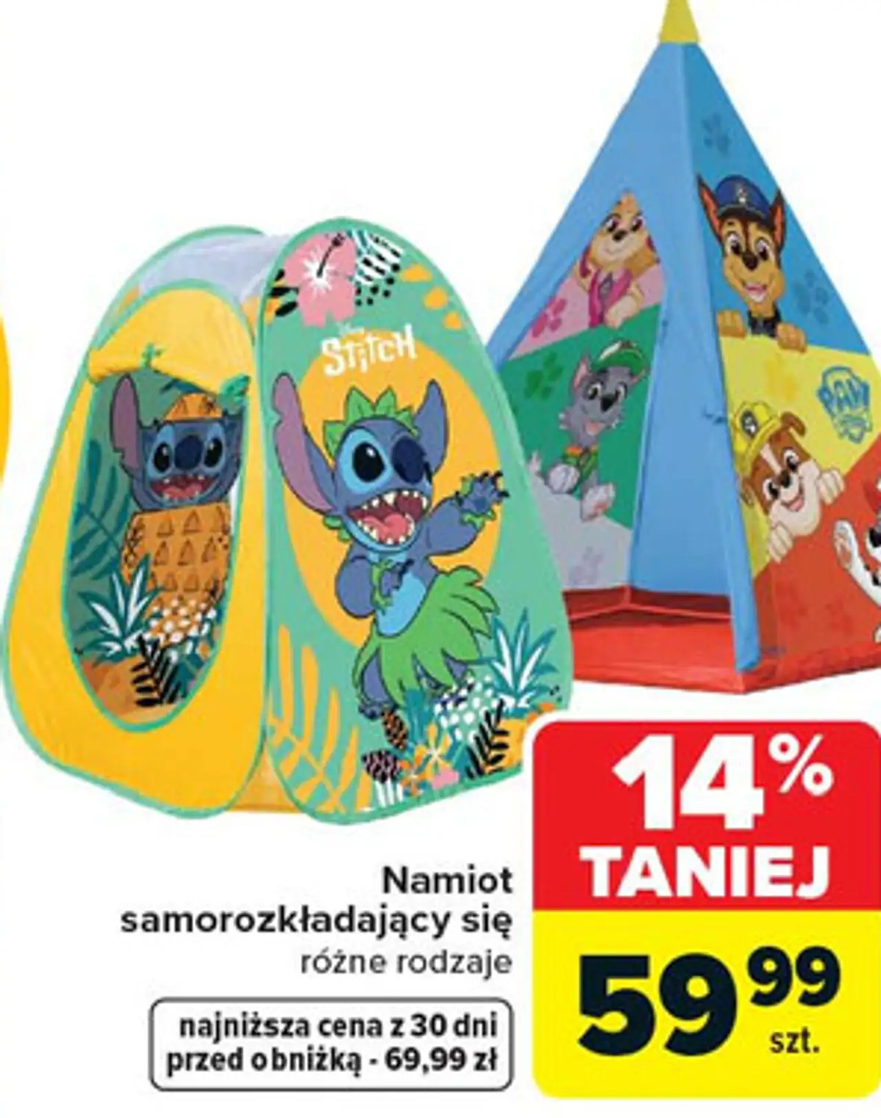 Namiot samorozkładający się