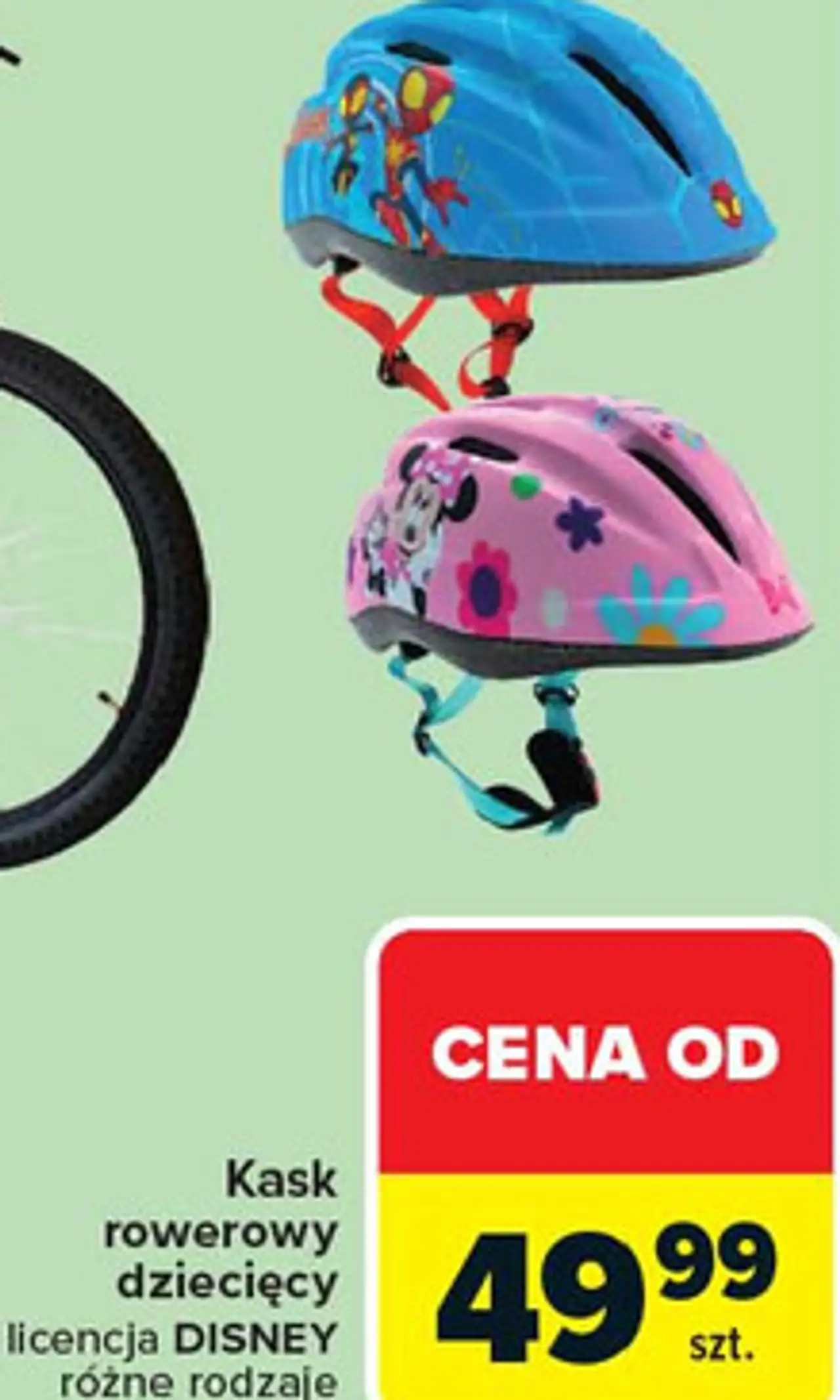 Kask rowerowy dziecięcy licencja DISNEY różne rodzaje