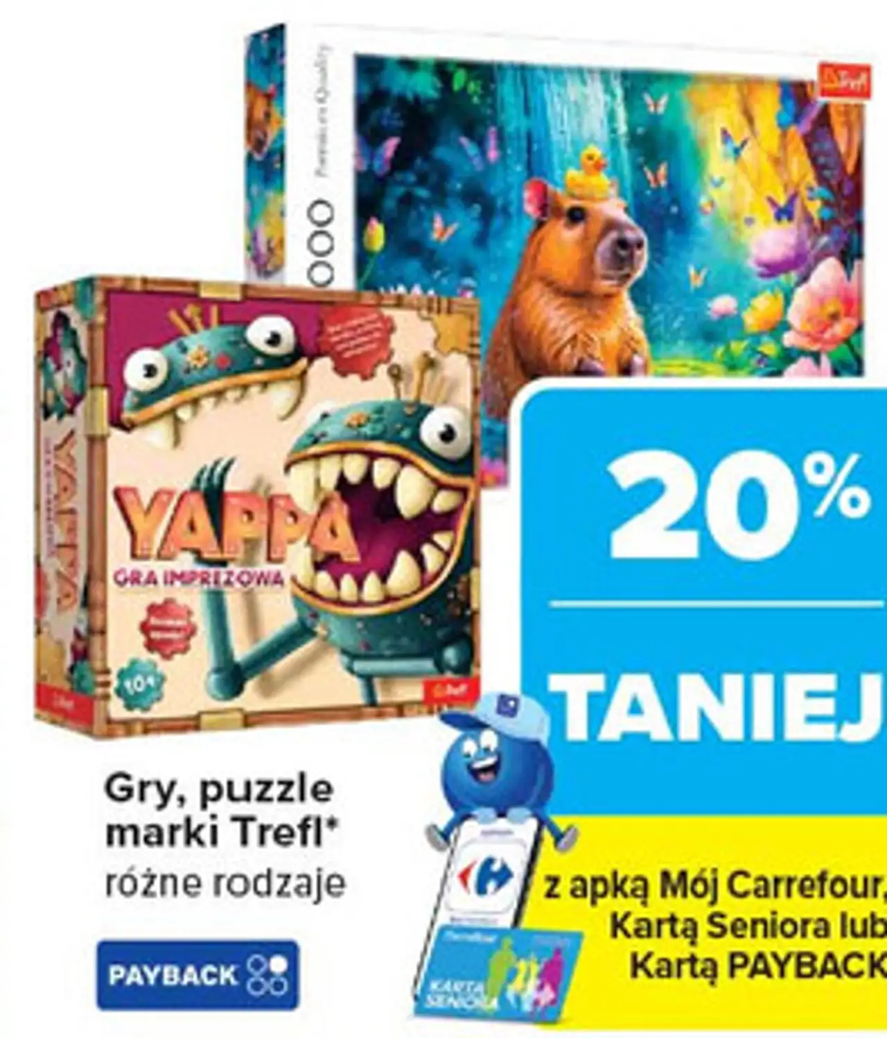Gry, puzzle marki Trefl*