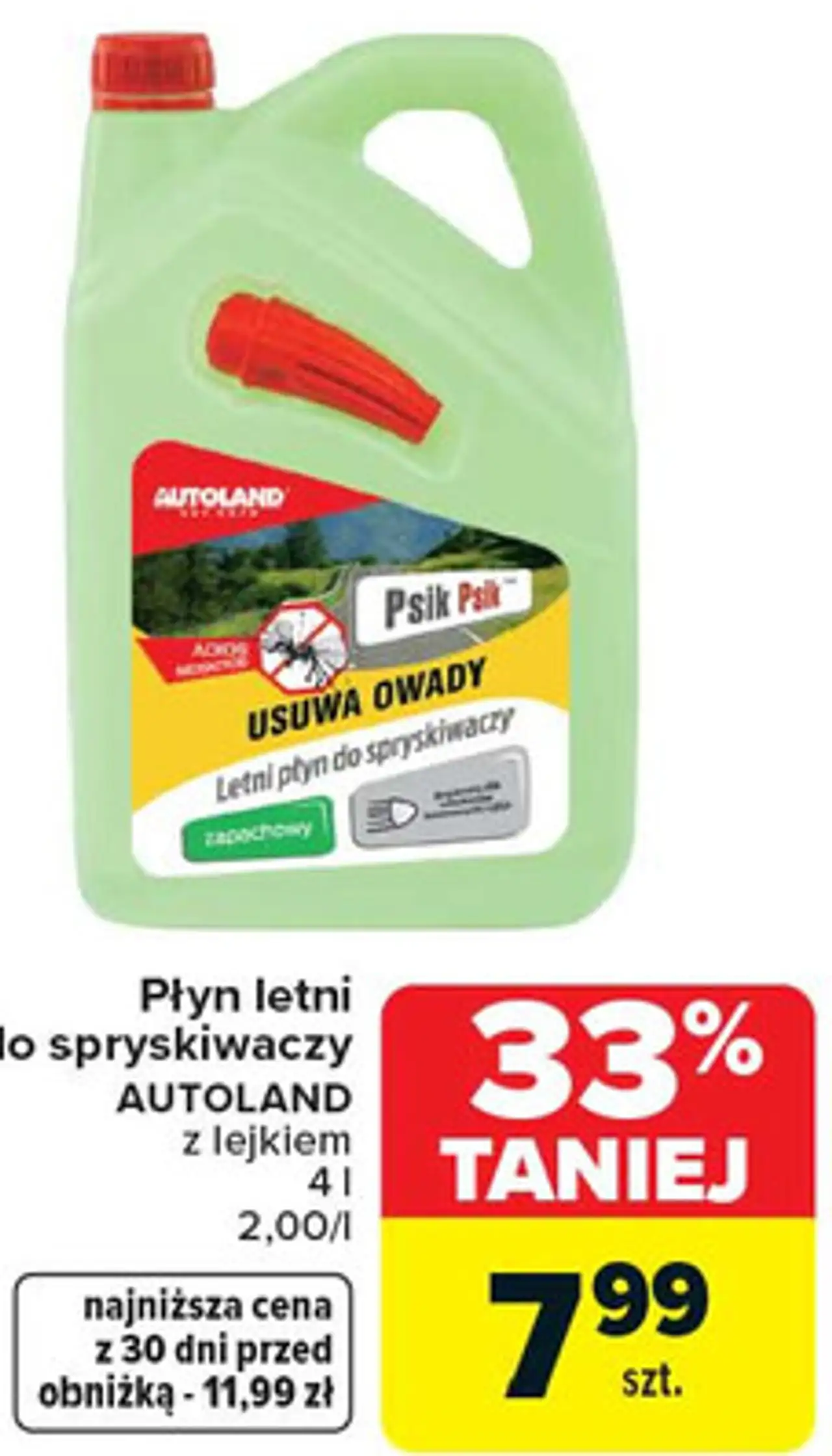 Płyn letni do spryskiwaczy AUTOLAND