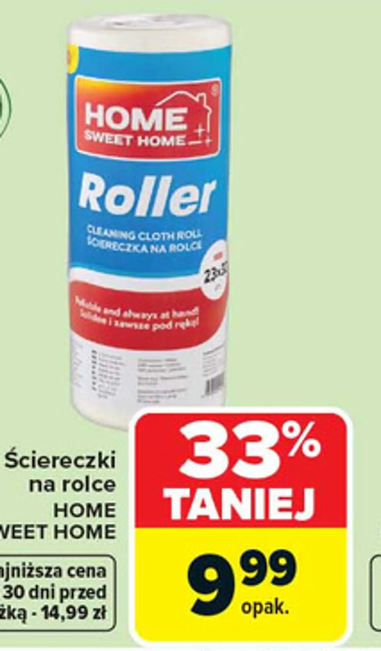 Ściereczki na rolce HOME SWEET HOME