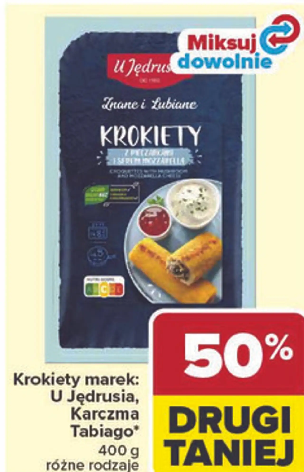 Krokiety marek: U Jędrusia, Karczma Tabiago 400 g różne rodzaje