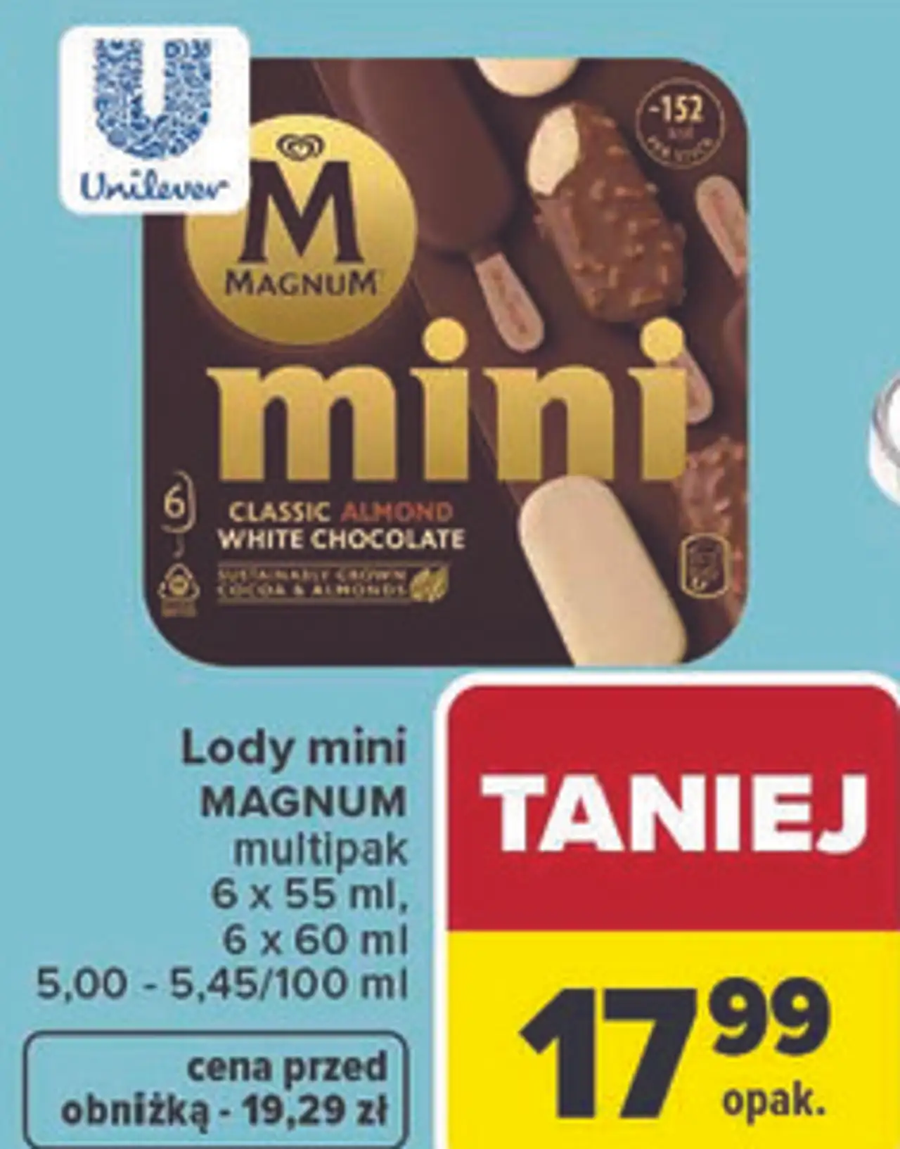 Lody mini MAGNUM multipak