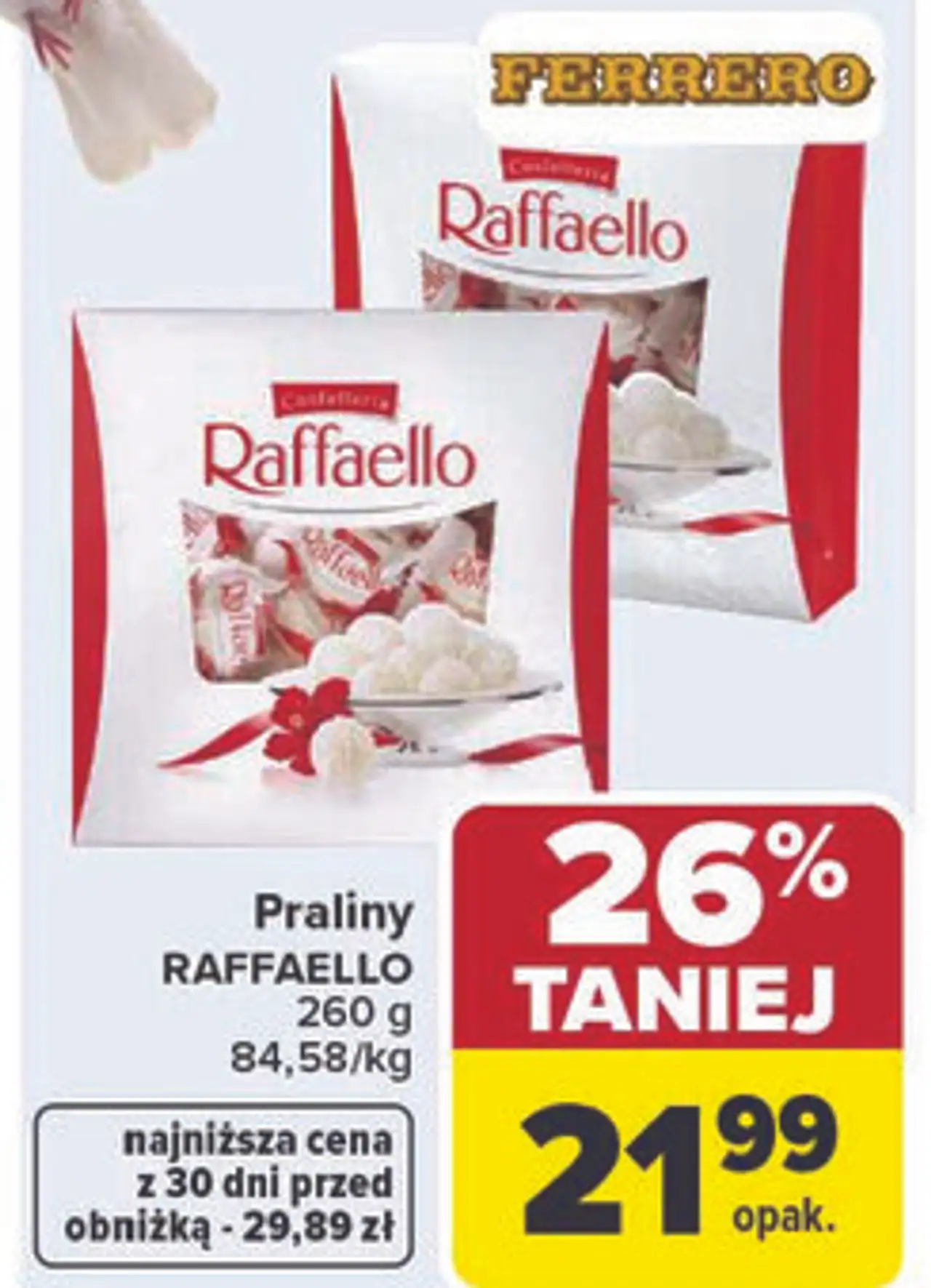 Praliny RAFFAELLO 260 g