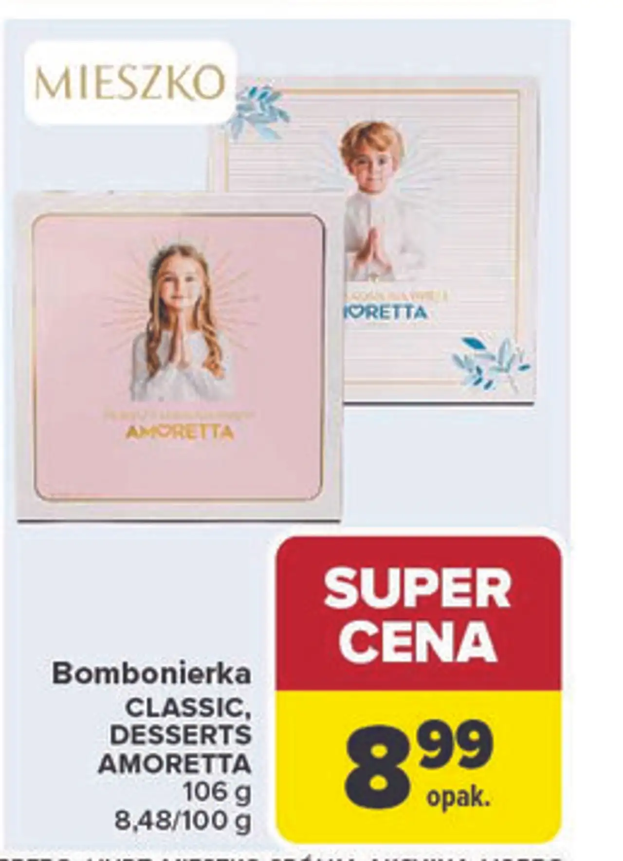 Bombonierka CLASSIC, DESSERTS AMORETTA