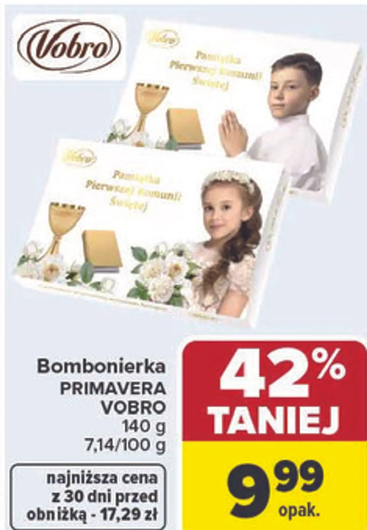 Bombonierka PRIMAVERA VOBRO 140 g
