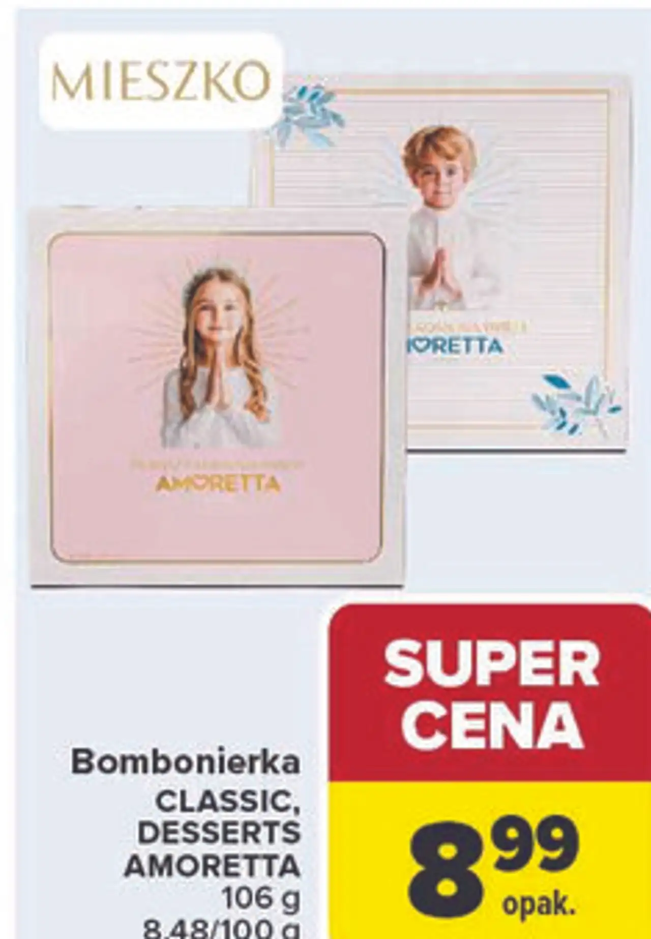 Bombonierka CLASSIC, DESSERTS AMORETTA 106 g