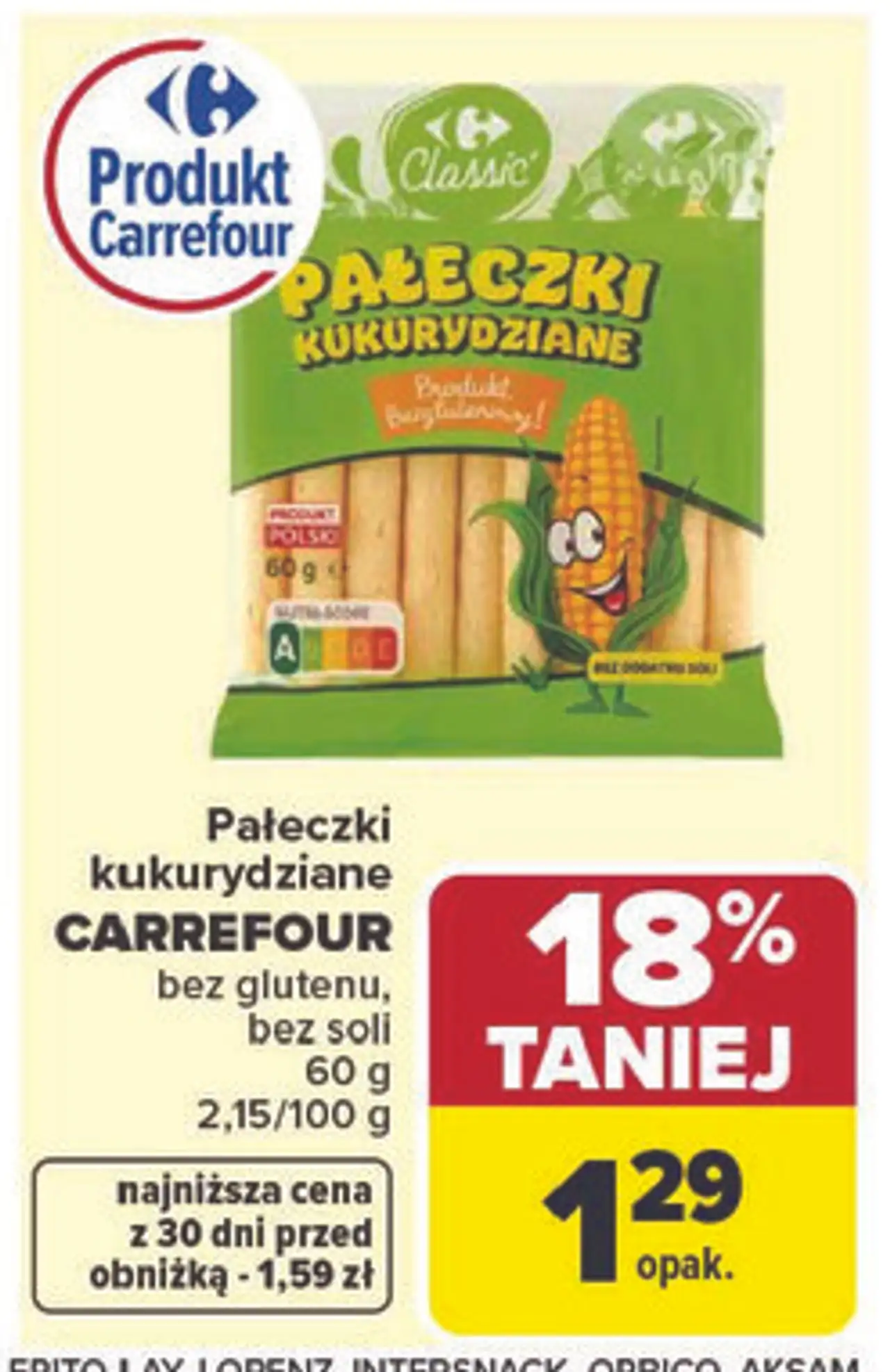Pałeczki kukurydziane CARREFOUR