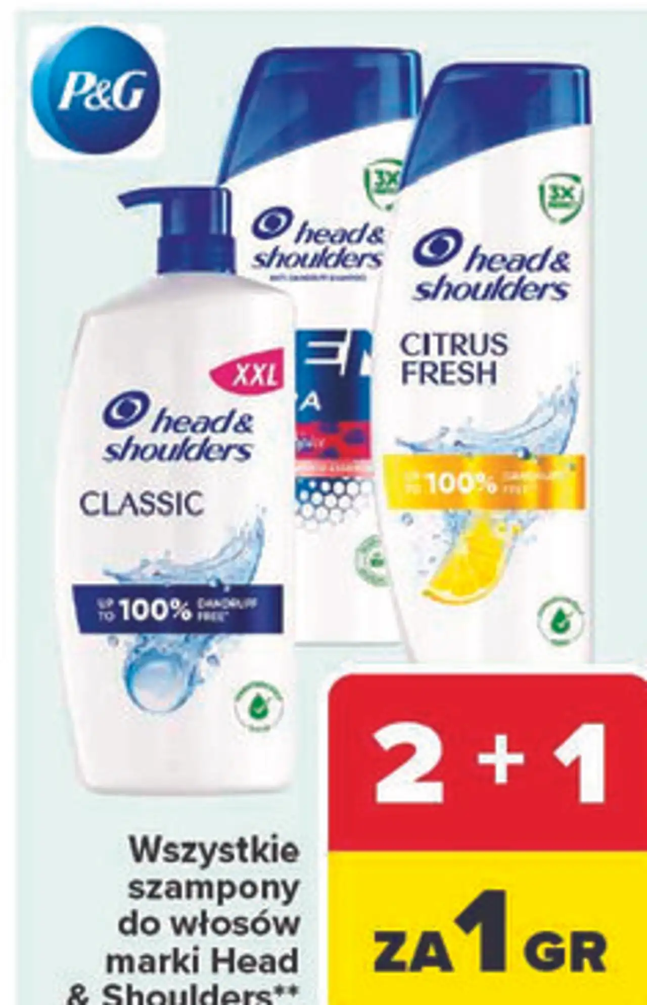 Wszystkie szampony do włosów marki Head & Shoulders