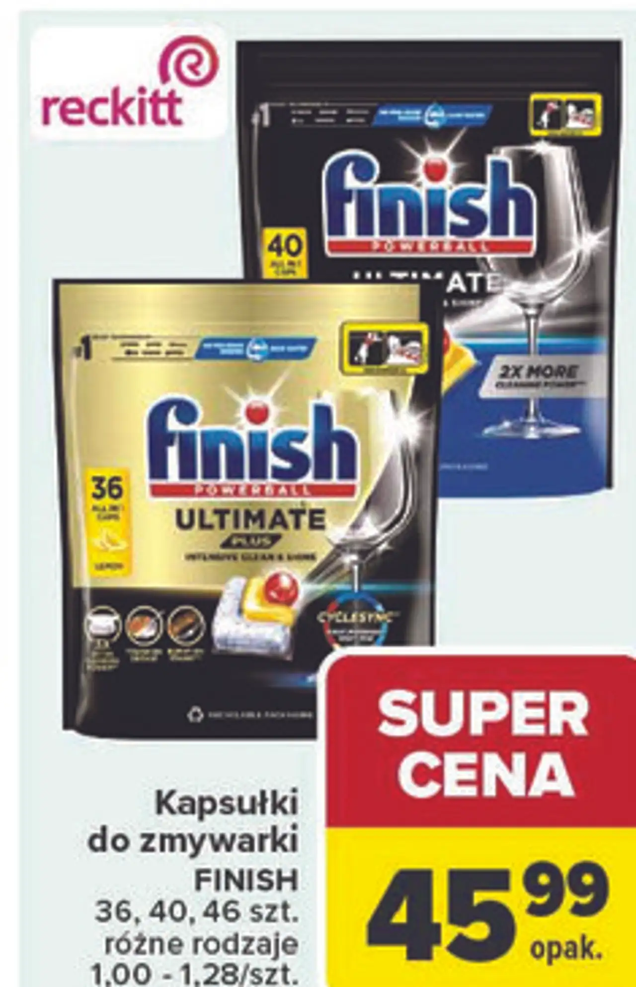 Kapsułki do zmywarki FINISH