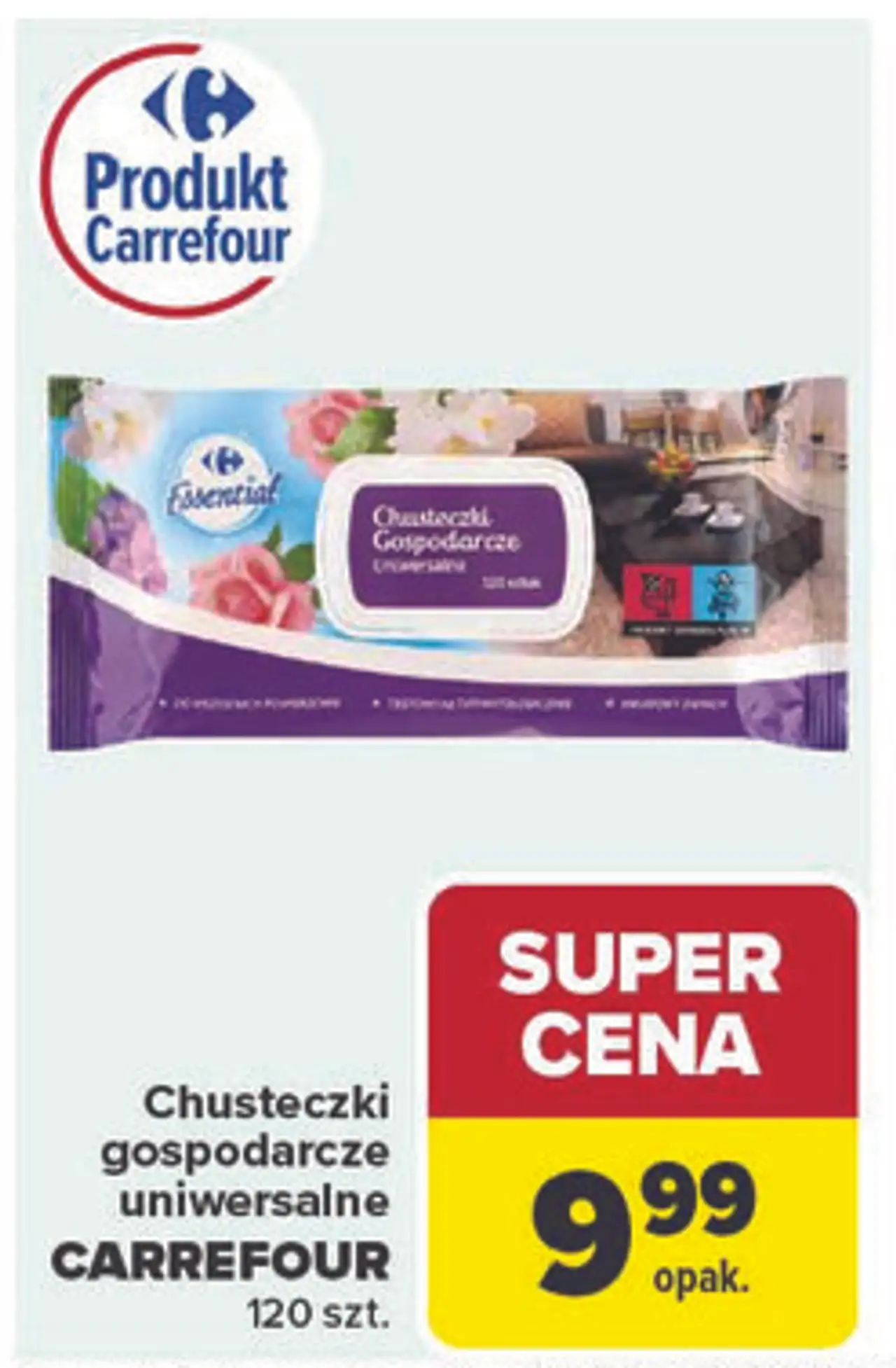 Chusteczki gospodarcze uniwersalne CARREFOUR