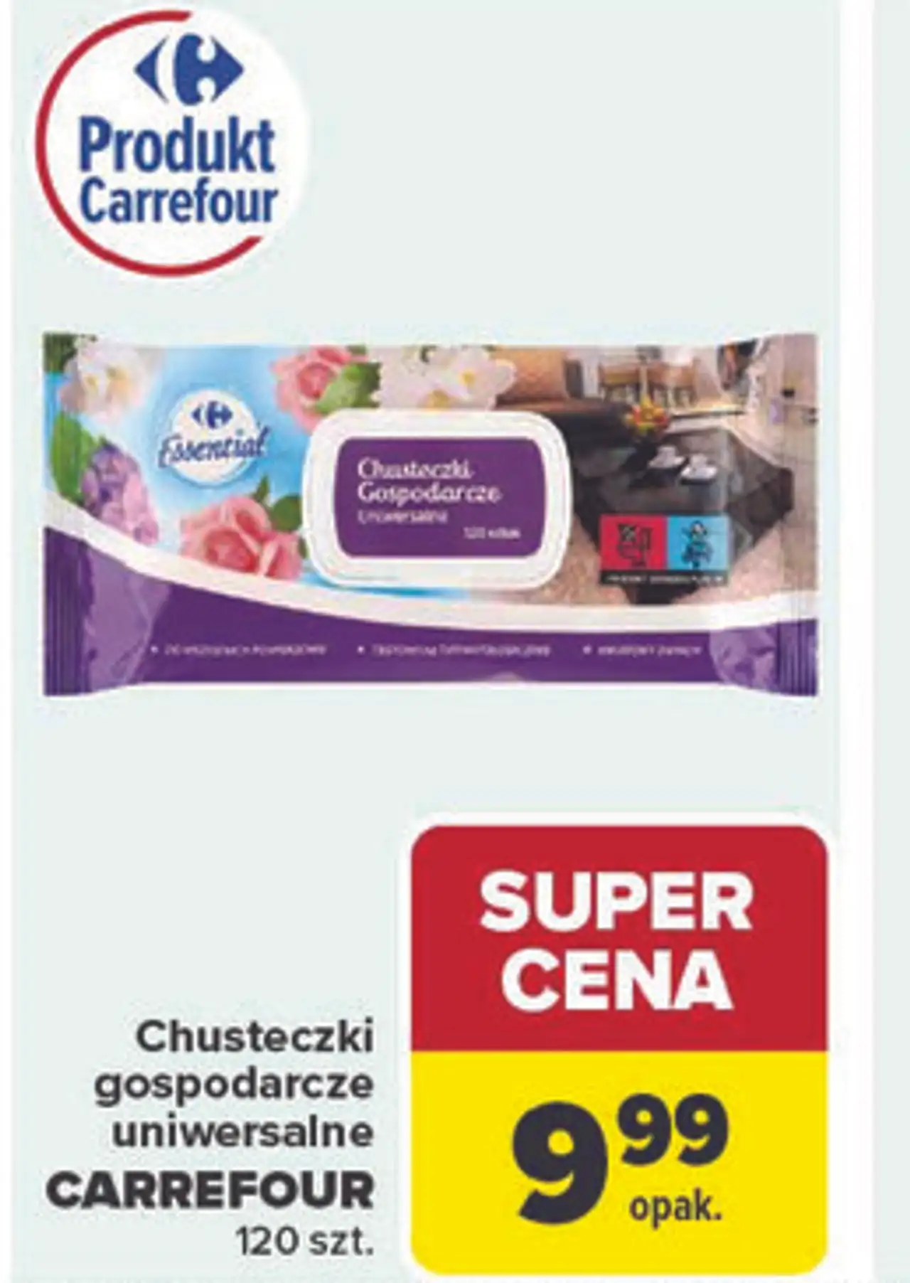 Chusteczki gospodarcze uniwersalne CARREFOUR