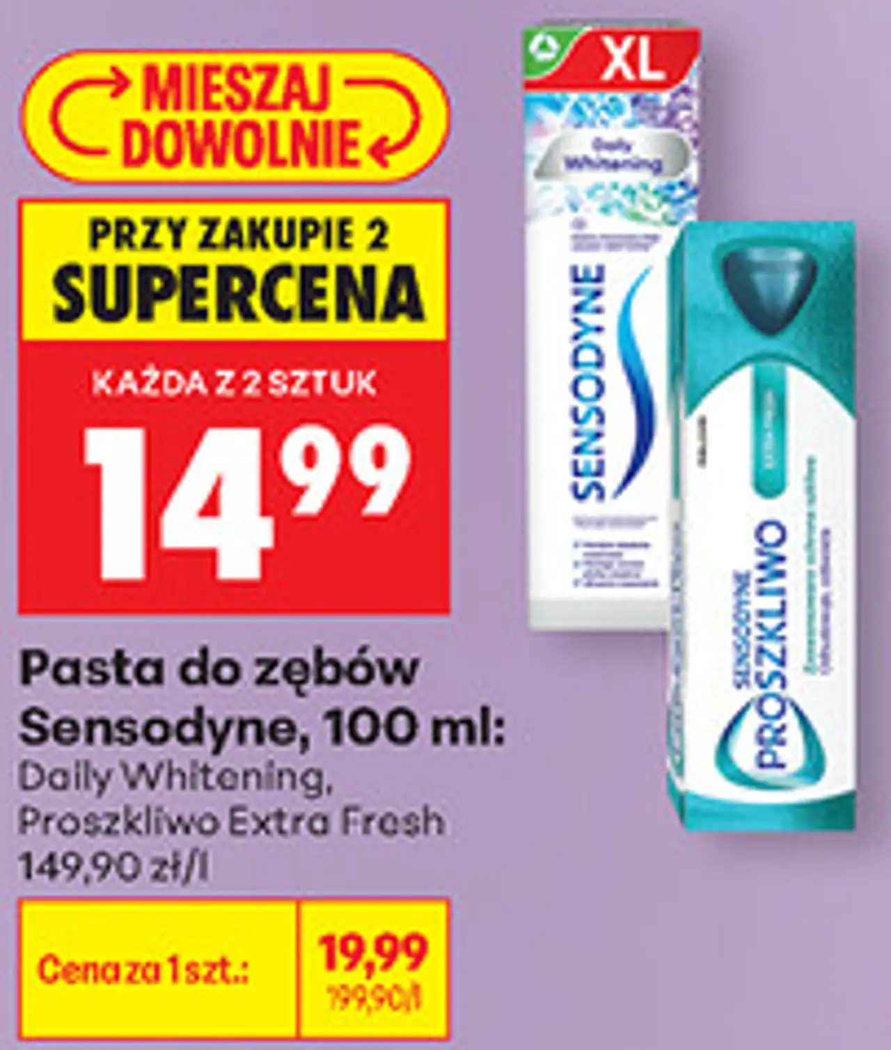Pasta do zębów Sensodyne, 100 ml: