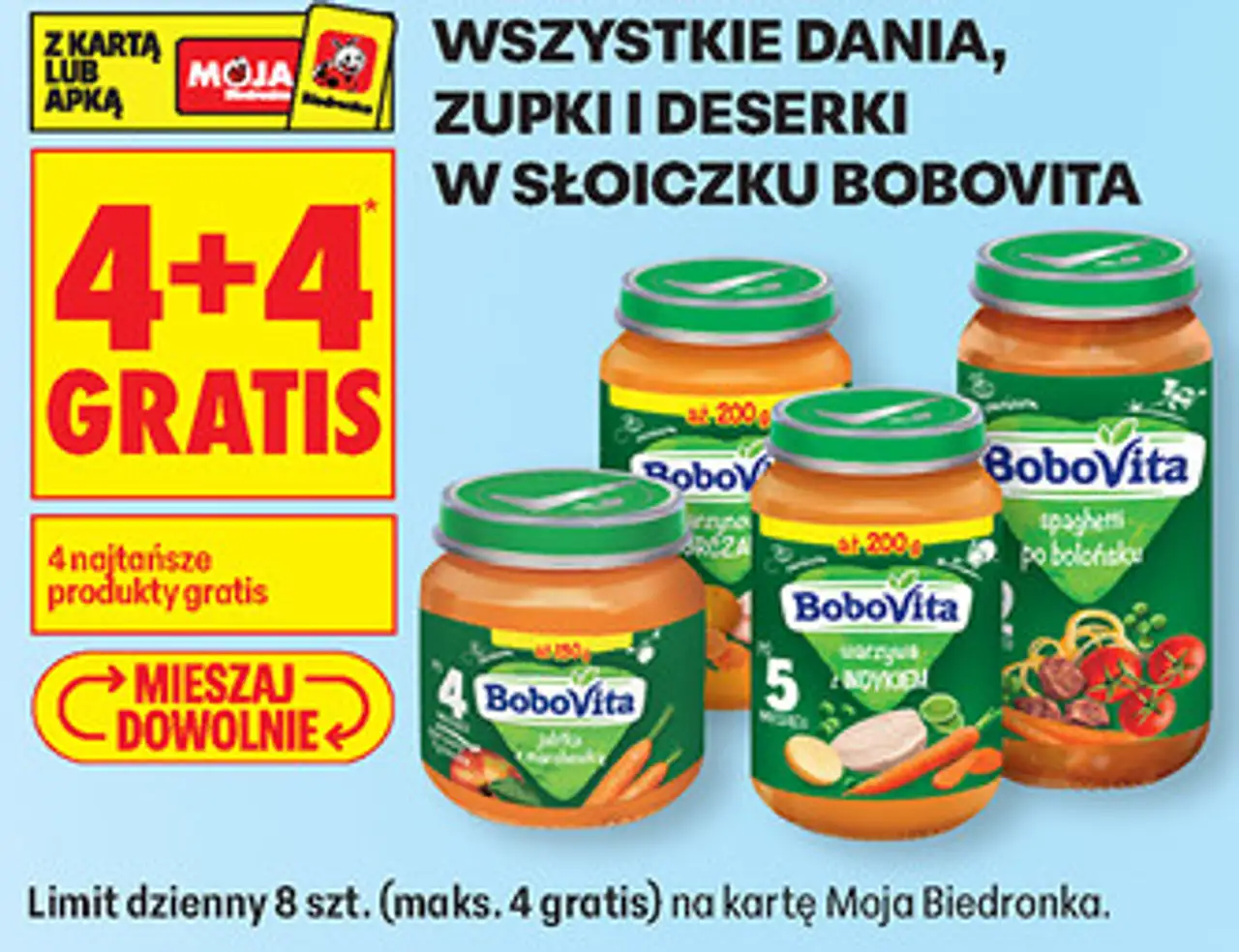 WSZYSTKIE DANIA, ZUPKI I DESERKI W SŁOICZKU BOBOVITA